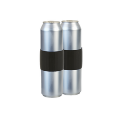 Black beer can drink holder